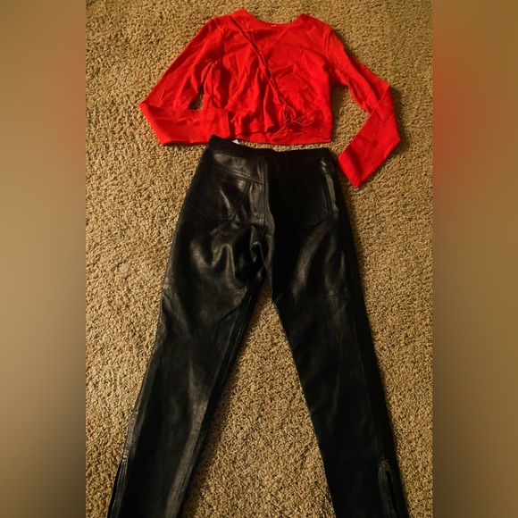 💥Vintage Leather/Maurice Sassoon💥Women’s pants - Picture 2 of 8